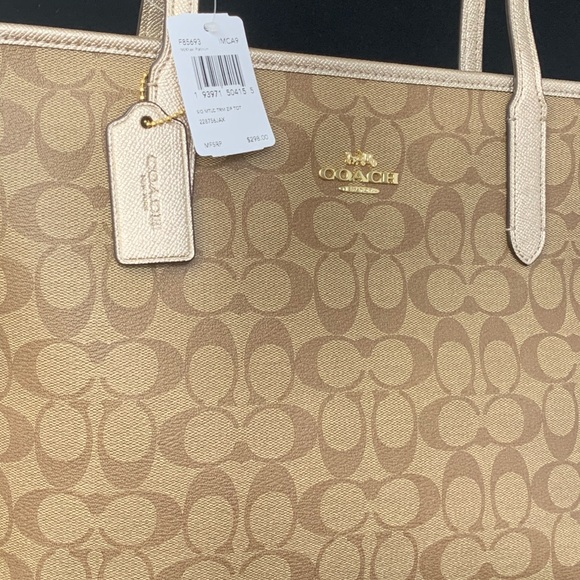 ❌SOLD❌Coach 3-pc SET, leather tote combo - Picture 6 of 8